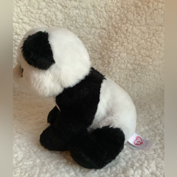 Ty Baboo VelveTy 2018 6 inch Panda Bear Plush Stuffed Animal Toy - Picture 4 of 7